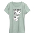 thumbnail image 1 of Peanuts - Snoopy - Women's Short Sleeve Graphic T-Shirt, 1 of 4