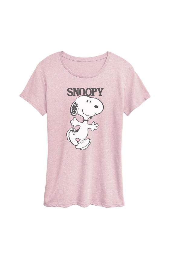 - Snoopy - Women's Short Sleeve Graphic T-Shirt