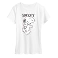 thumbnail image 1 of Peanuts - Snoopy - Women's Short Sleeve Graphic T-Shirt, 1 of 5