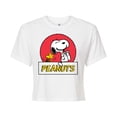 thumbnail image 1 of Peanuts - Snoopy Woodstock Circle Cropped Graphic T-Shirt, 1 of 5