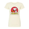thumbnail image 1 of Peanuts - Snoopy Woodstock Circle  - Juniors Fitted Tee, 1 of 5
