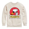 thumbnail image 1 of Peanuts - Snoopy Woodstock Circle  - Toddler & Youth Crewneck Fleece Sweatshirt, 1 of 5