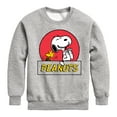 thumbnail image 1 of Peanuts - Snoopy Woodstock Circle  - Toddler & Youth Crewneck Fleece Sweatshirt, 1 of 5