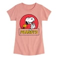 thumbnail image 1 of Peanuts - Snoopy Woodstock Circle  - Toddler & Youth Girls Short Sleeve Graphic T-Shirt, 1 of 5