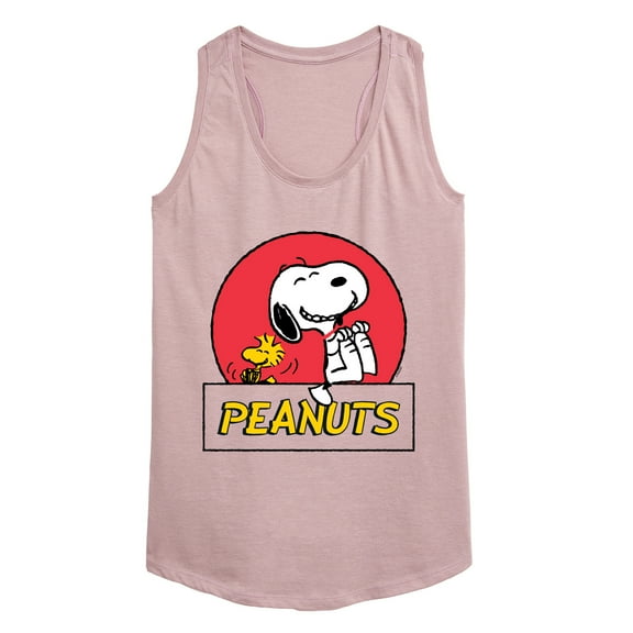 Peanuts - Snoopy Woodstock Circle - Women's Racerback Tank Top