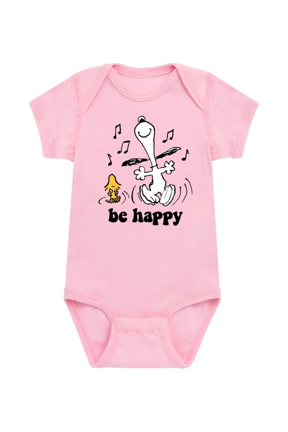 - Snoopy & Woodstock Dance Happily - Infant One Piece