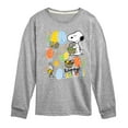 thumbnail image 1 of Peanuts - Snoopy Woodstock Easter - Youth Boys Long Sleeve Graphic T-Shirt, 1 of 5