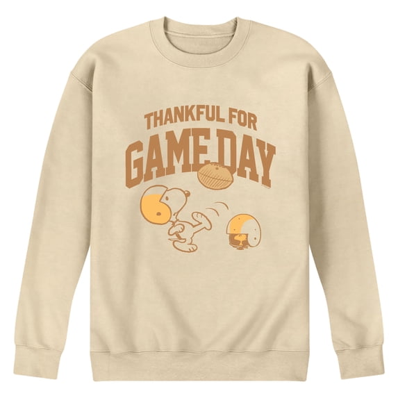 Peanuts - Snoopy & Woodstock Game Day Men's Graphic Fleece Sweatshirt