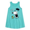thumbnail image 1 of Peanuts - Snoopy & Woodstock Graduate - Celebration - Toddler & Youth Girls A-line Dress, 1 of 5