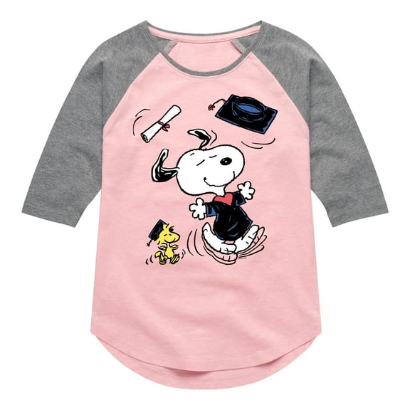 Peanuts - Snoopy & Woodstock Graduate - Celebration - Toddler & Youth Short Sleeve Graphic T-Shirt