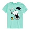 thumbnail image 1 of Peanuts - Snoopy & Woodstock Graduate - Celebration - Toddler & Youth Short Sleeve Graphic T-Shirt, 1 of 6