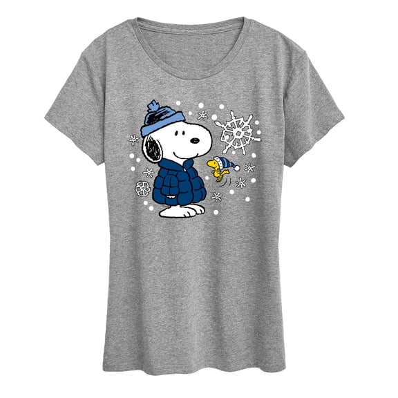 Peanuts - Snoopy Woodstock Hats - Women's Short Sleeve Graphic T-Shirt