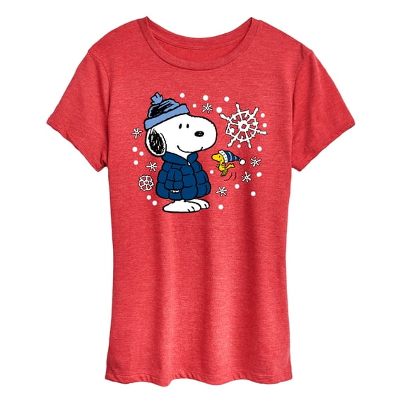 Peanuts - Snoopy Woodstock Hats - Women's Short Sleeve Graphic T-Shirt