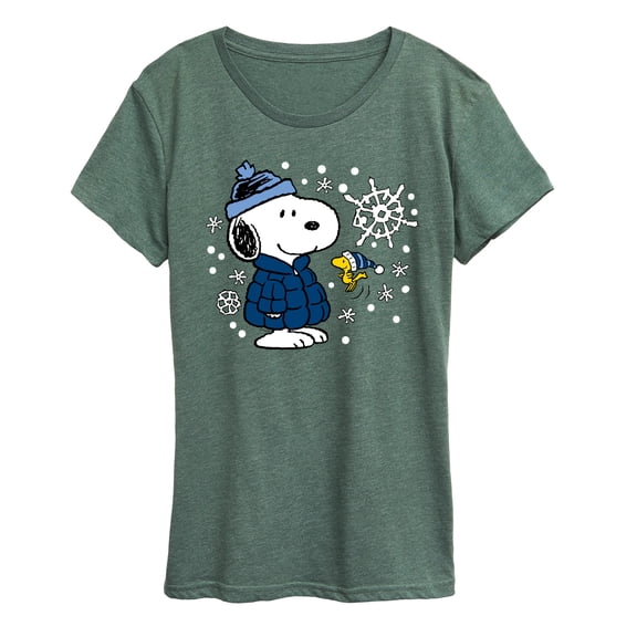 Peanuts - Snoopy Woodstock Hats - Women's Short Sleeve Graphic T-Shirt