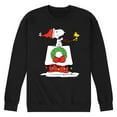 thumbnail image 1 of Peanuts - Snoopy & Woodstock House Sleigh - Men's Crew Neck Fleece Pullover, 1 of 6