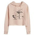 thumbnail image 1 of Peanuts - Snoopy Woodstock Igloo - Juniors Cropped Pullover Hoodie, 1 of 6