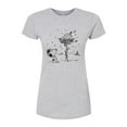 thumbnail image 1 of Peanuts - Snoopy Woodstock Igloo - Juniors Fitted Graphic T-Shirt, 1 of 6