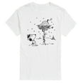 thumbnail image 1 of Peanuts - Snoopy Woodstock Igloo - Men's Short Sleeve Graphic T-Shirt, 1 of 6
