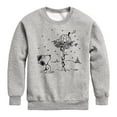 thumbnail image 1 of Peanuts - Snoopy Woodstock Igloo - Toddler & Youth Crewneck Fleece Sweatshirt, 1 of 6