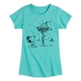 thumbnail image 1 of Peanuts - Snoopy Woodstock Igloo - Toddler & Youth Girls Short Sleeve Graphic T-Shirt, 1 of 6