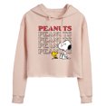 thumbnail image 1 of Peanuts - Snoopy Woodstock Women's Cropped Graphic Hoodie, 1 of 5