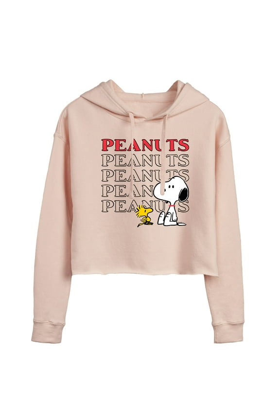 - Snoopy Woodstock - Ladies Cropped Hoodie