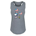 thumbnail image 1 of Peanuts - Snoopy Woodstock March - Women's Racerback Tank, 1 of 6