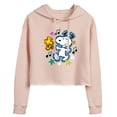 thumbnail image 1 of Peanuts - Snoopy Woodstock Patches - Juniors Cropped Pullover Hoodie, 1 of 6