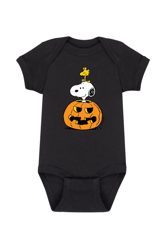 - Snoopy Woodstock Pumpkin - Infant Baby One Piece