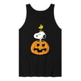 thumbnail image 1 of Peanuts - Snoopy Woodstock Pumpkin - Men's Jersey Tank Top, 1 of 5