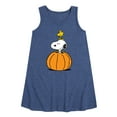 thumbnail image 1 of Peanuts - Snoopy Woodstock Pumpkin - Toddler & Youth Girls A-line Dress, 1 of 6