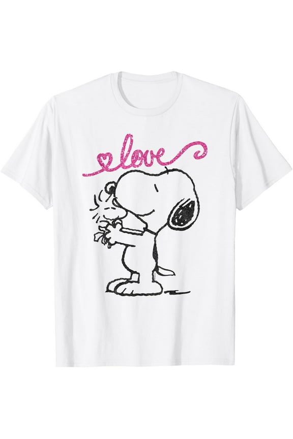 Peanuts Snoopy & Woodstock Shirt – Mother's Love Graphic Tee for Women & Fans