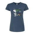 thumbnail image 1 of Peanuts - Snoopy Woodstock Skate - Juniors Fitted Graphic T-Shirt, 1 of 6