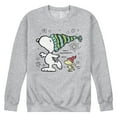 thumbnail image 1 of Peanuts - Snoopy Woodstock Skate - Men's Crew Neck Fleece Pullover, 1 of 6