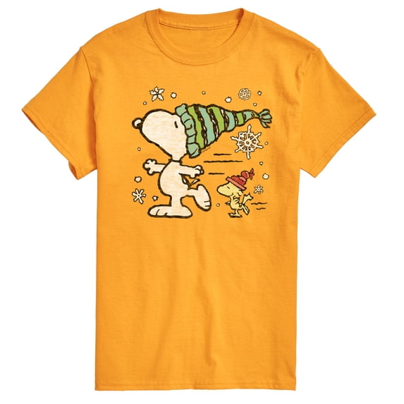 Peanuts - Snoopy Woodstock Skate - Men's Short Sleeve Graphic T-Shirt