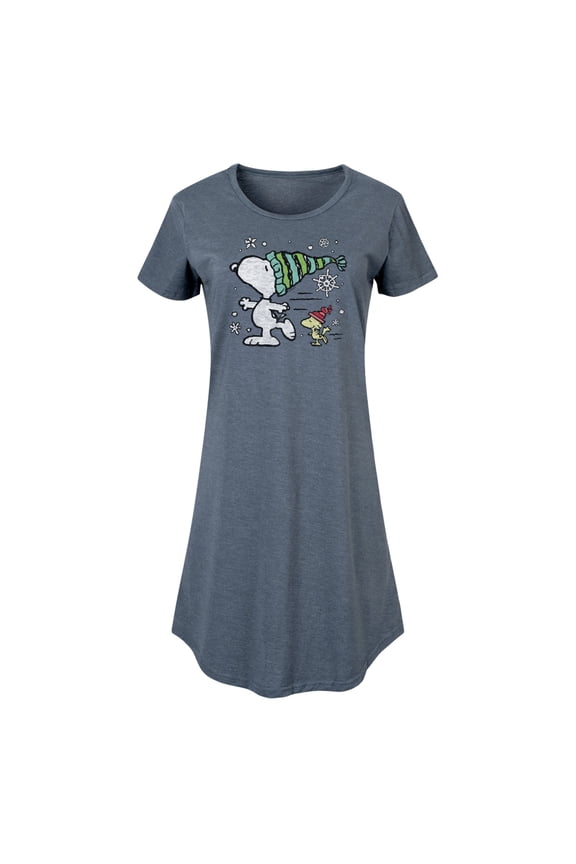 - Snoopy Woodstock Skate - Women's Any Way Dress