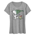 thumbnail image 1 of Peanuts - Snoopy Woodstock Skate - Women's Short Sleeve Graphic T-Shirt, 1 of 6