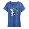 thumbnail image 1 of Peanuts - Snoopy Woodstock Skate - Women's Short Sleeve Graphic T-Shirt, 1 of 6