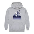 thumbnail image 1 of Peanuts - Snoopy Woodstock Ski Stripes - Men's Fleece Pullover Hoodie, 1 of 6