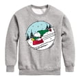 thumbnail image 1 of Peanuts - Snoopy Woodstock Sled - Toddler & Youth Crewneck Fleece Sweatshirt, 1 of 6