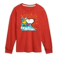thumbnail image 1 of Peanuts - Snoopy Woodstock Stylin - Toddler And Youth Long Sleeve Graphic T-Shirt, 1 of 5