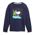 thumbnail image 1 of Peanuts - Snoopy Woodstock Stylin - Toddler And Youth Long Sleeve Graphic T-Shirt, 1 of 5