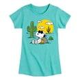 thumbnail image 1 of Peanuts - Snoopy & Woodstock - Toddler And Youth Girls Short Sleeve Graphic T-Shirt, 1 of 6