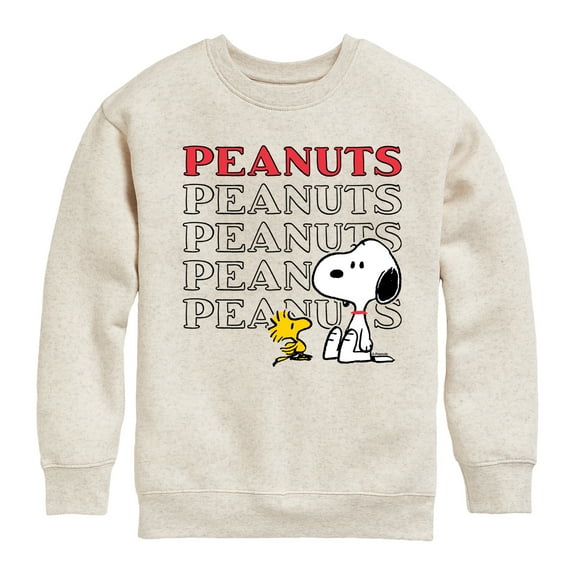 Peanuts - Snoopy Woodstock  - Toddler & Youth Crewneck Fleece Sweatshirt