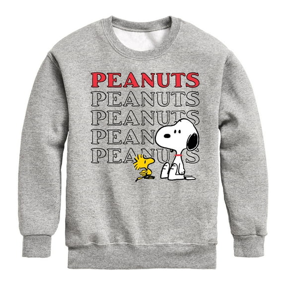 Peanuts - Snoopy Woodstock  - Toddler & Youth Crewneck Fleece Sweatshirt