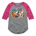 thumbnail image 1 of Peanuts - Snoopy Woodstock - Toddler & Youth Girls Raglan Graphic T-Shirt, 1 of 6