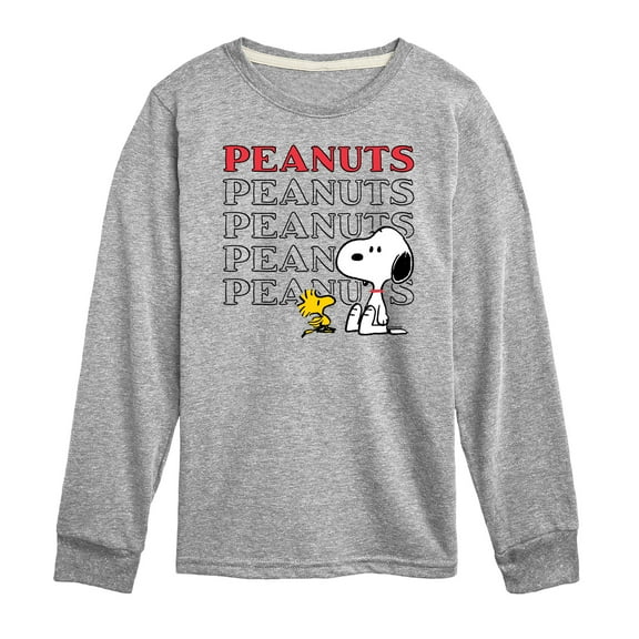 Peanuts - Snoopy Woodstock  - Toddler & Youth Long Sleeve Graphic T-Shirt