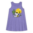 thumbnail image 1 of Peanuts - Snoopy & Woodstock - Toddler and Youth Girls A-line Dress, 1 of 5