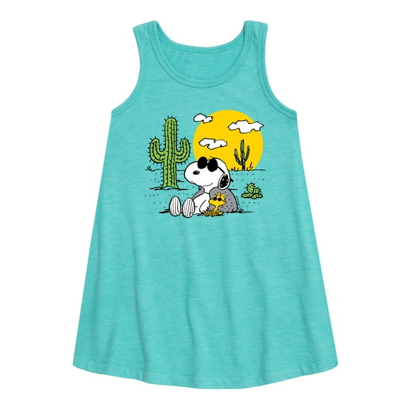 Peanuts - Snoopy & Woodstock - Toddler and Youth Girls A-line Dress
