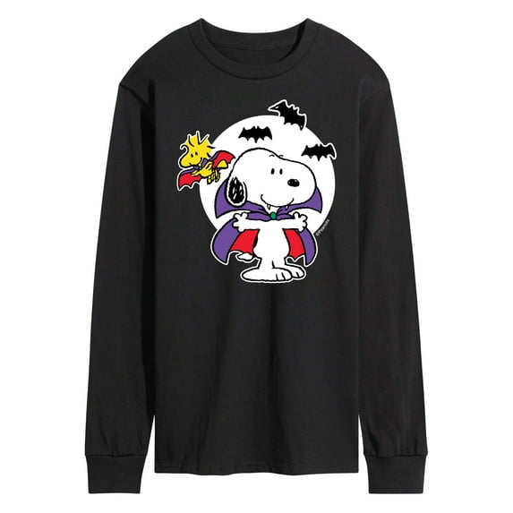 Peanuts - Snoopy Woodstock Vampire - Men's Long Sleeve T-Shirt